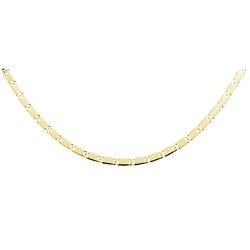 Lantisor argint placat cu aur galben 1,8 mm x 45 cm DiAmanti SNAIL40G-45cm-DIA (Argint 925‰ 3,8 g.)